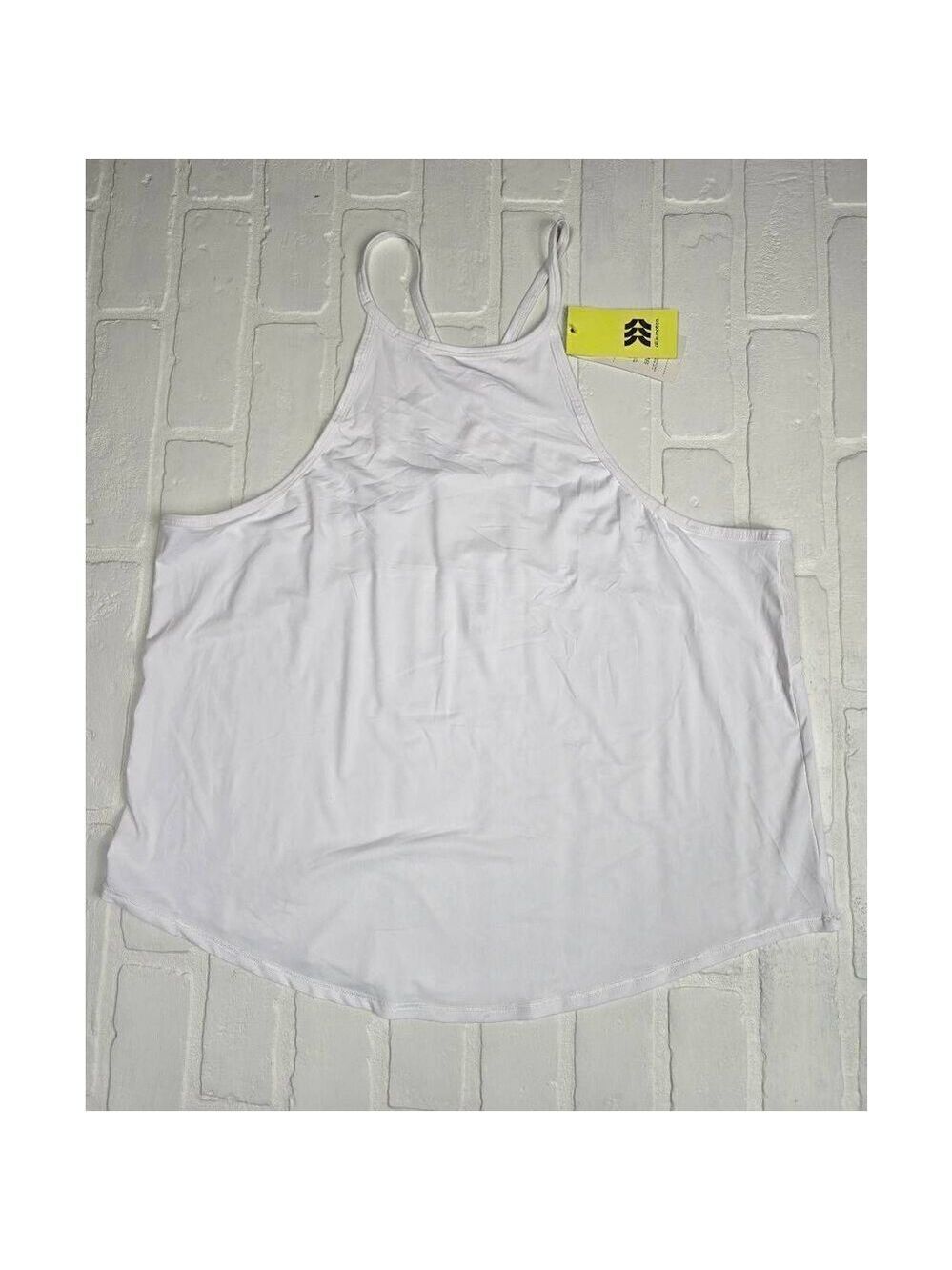All In Motion White Tank Top Large